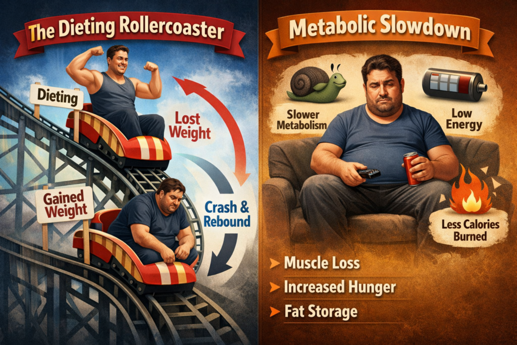 Why Most People Fail to Stay Lean After Dieting